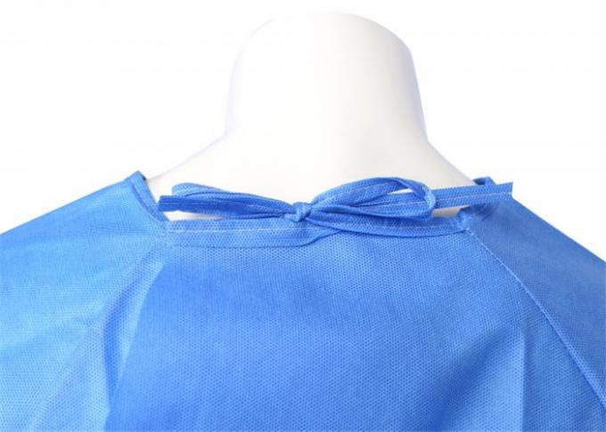 Vestidos de funcionamento descartáveis do anti sangue, vestidos descartáveis respiráveis da barreira