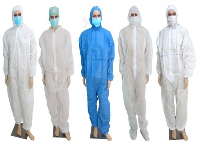 Terno descartável de pouco peso da combinação do PPE para a farmácia/química