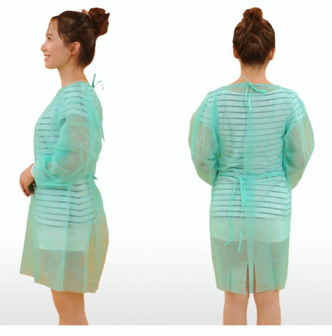 Vestido nÃ£o tecido do isolamento do uso do preÃ§o de fÃ¡brica Ãºnico com punho feito malha