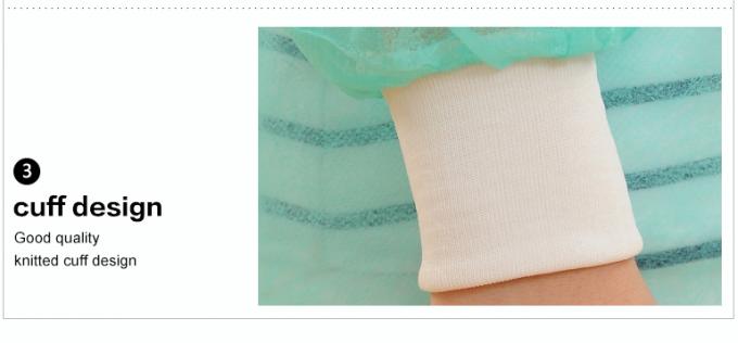 Vestido nÃ£o tecido do isolamento do uso do preÃ§o de fÃ¡brica Ãºnico com punho feito malha