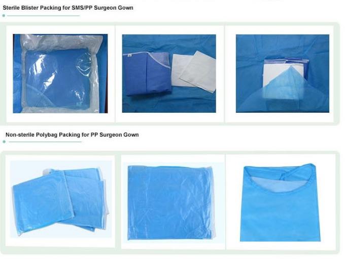 Doutor descartável resistente fluido Vestido 30gsm 50gsm para o centro de saúde