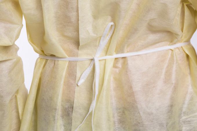 Contaminação transversal descartável do doutor Vestido Para Eliminação do tamanho de S-3XL