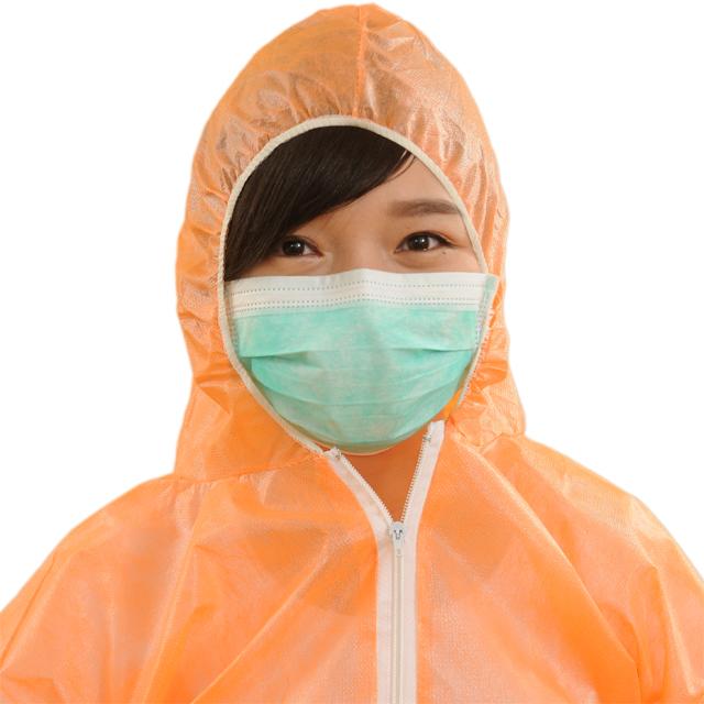 Vestido cirúrgico não tecido descartável S-5XL com capa e montantes para adultos