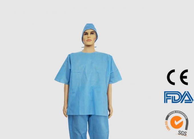 Médico descartável resistente químico esfrega o tamanho protetor do XL XXL das combinações