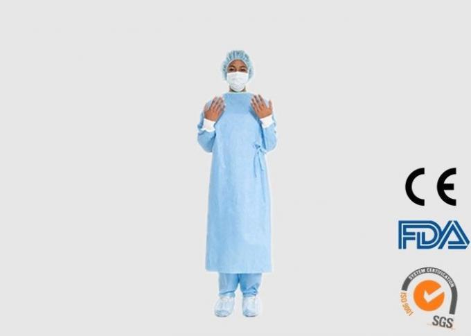 Vária cor do tamanho feito sob encomenda descartável do vestido cirúrgico para médico/hospital