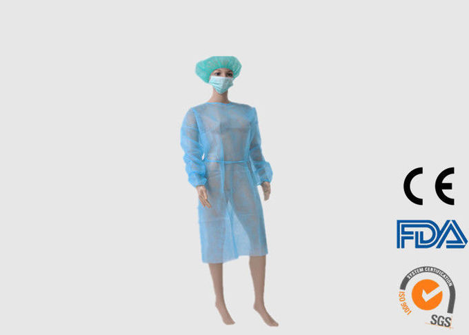 O isolamento plástico médico de pouco peso veste flexível para a segurança pessoal