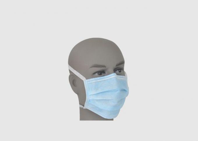 Peso descartável alto 20 x 22 X 25g da máscara protetora de Breathability para ambientes da higiene